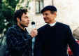 Sul set di "Don Matteo" con Terence Hill